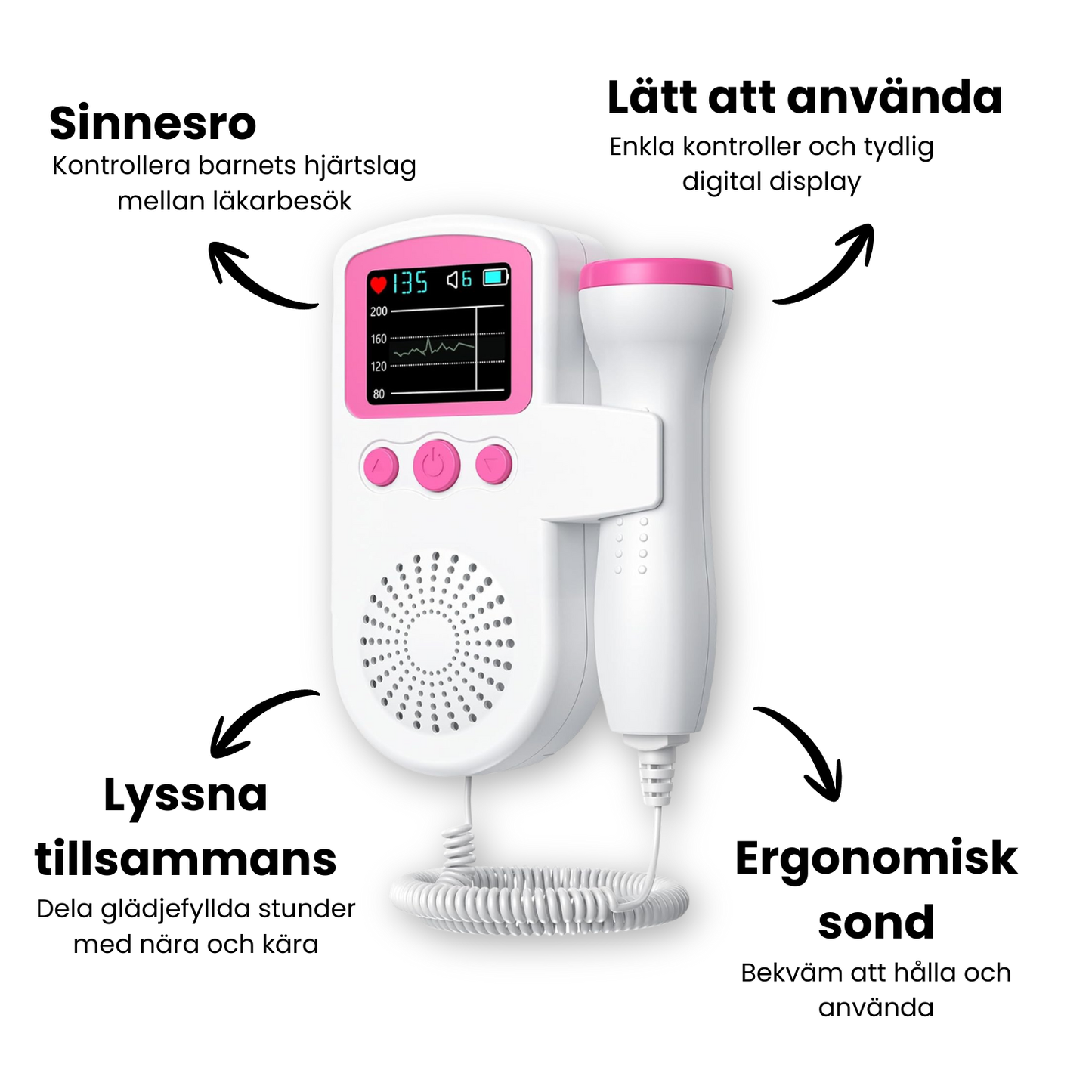 TinyBeat doppler™ - Känn livet inuti