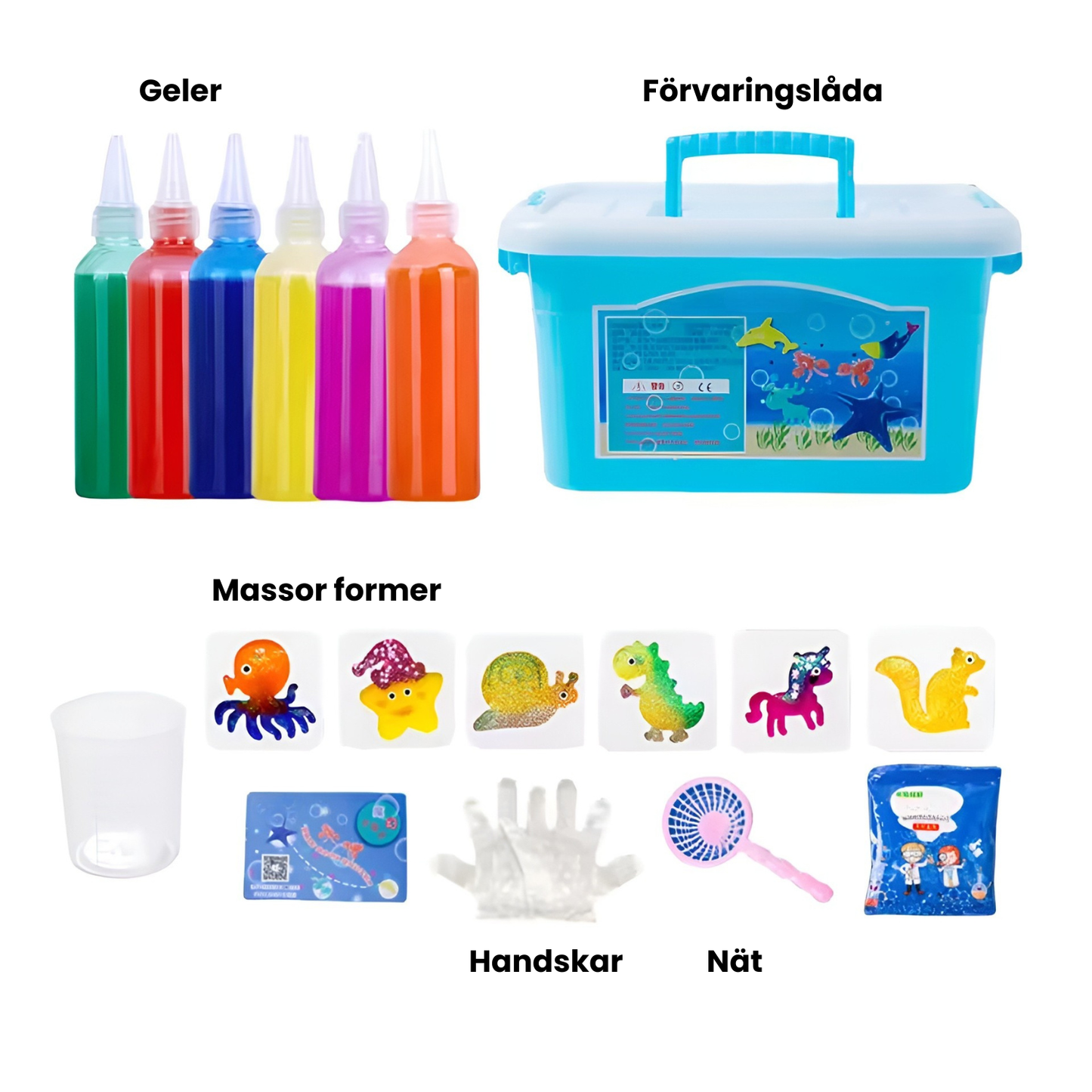 FlytArt™ Vatten Konstkit 20 delar